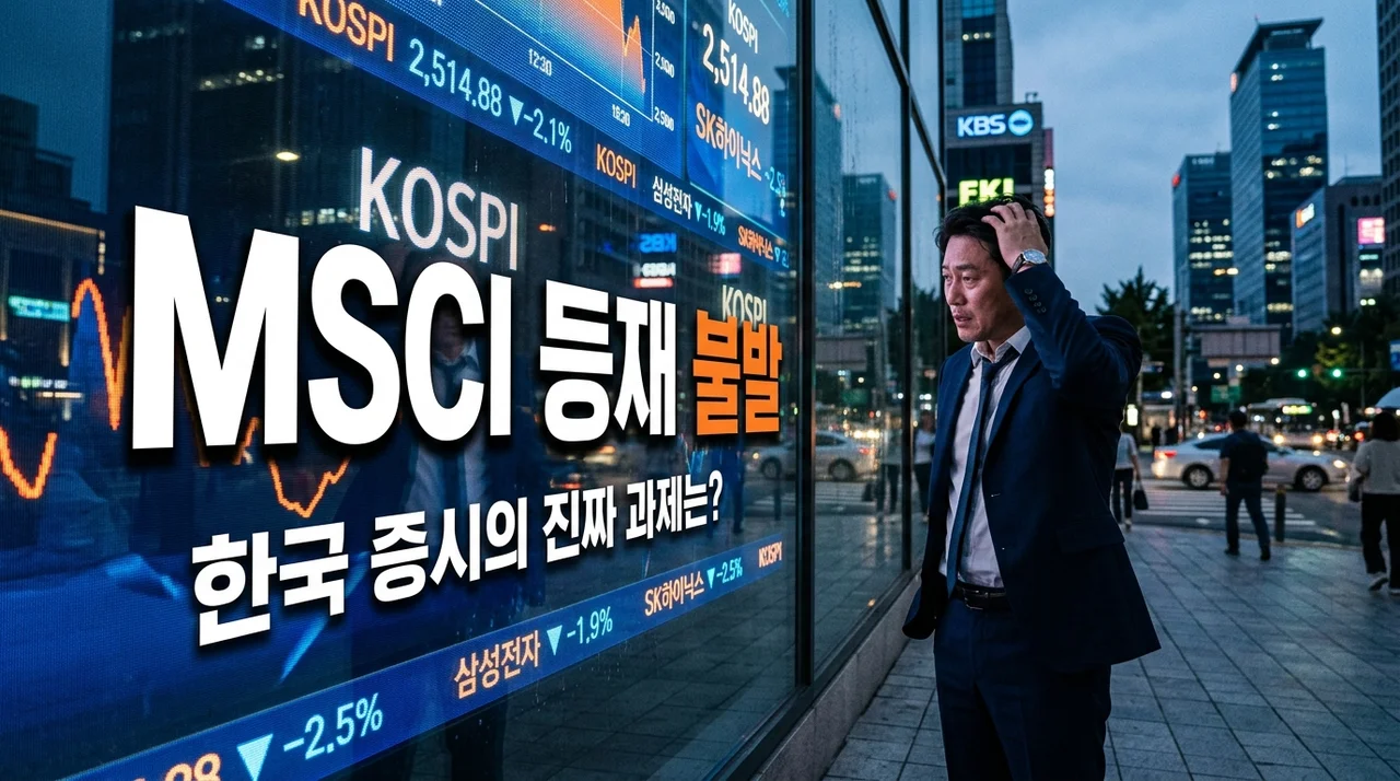 MSCI 선진지수 관찰대상국 등재 또 불발, 직접 뜯어본 진짜 이유와 향후 대응 전략