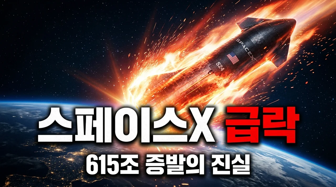 스페이스X 주가 폭락! 하루 615조 증발하며 드러난 xAI 부채의 늪