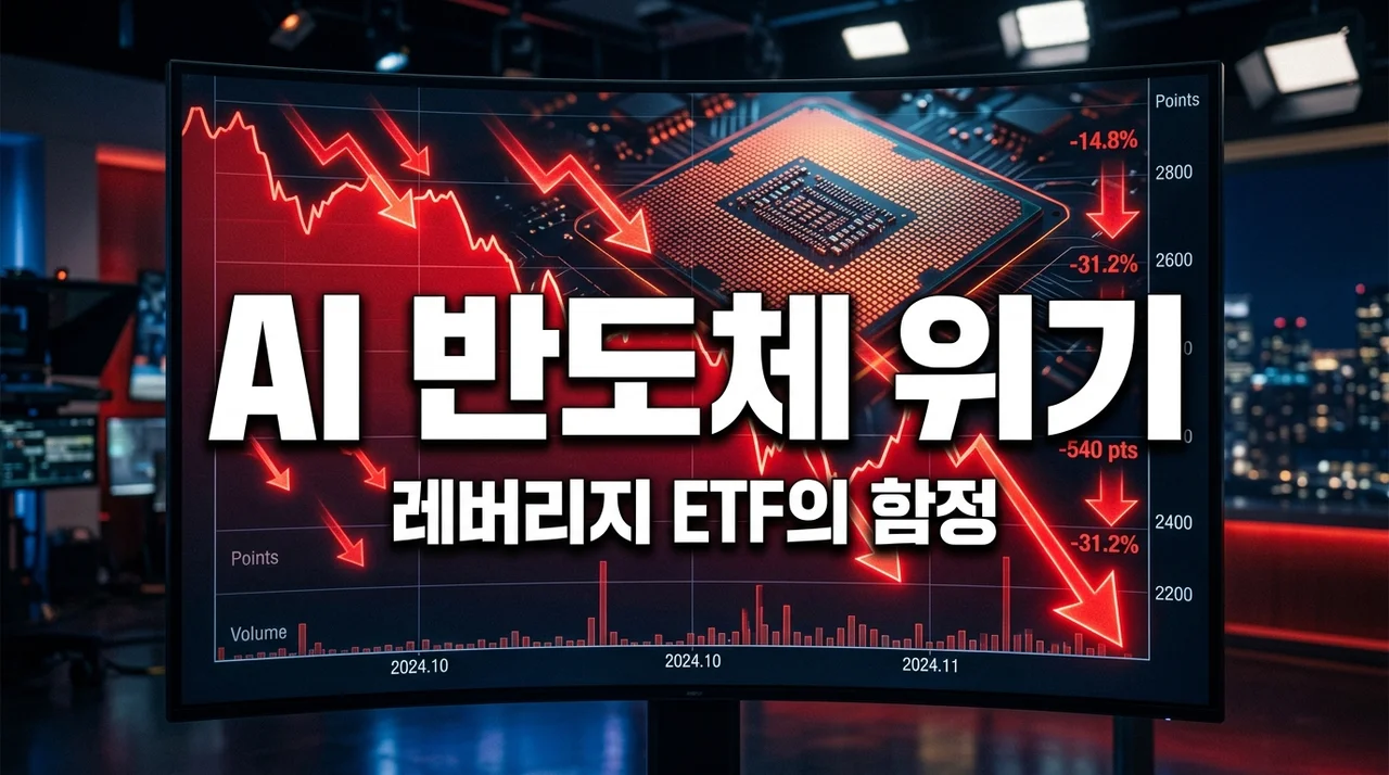 AI 반도체주 급락에 레버리지 ETF 들고 있다면? 직접 겪어본 변동성 대응법