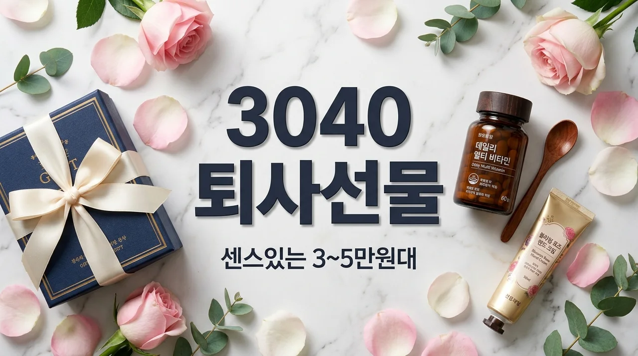 30대 40대 여성 퇴사 선물 추천, 3~5만원대 센스 있다는 소리 듣는 템 3가지
