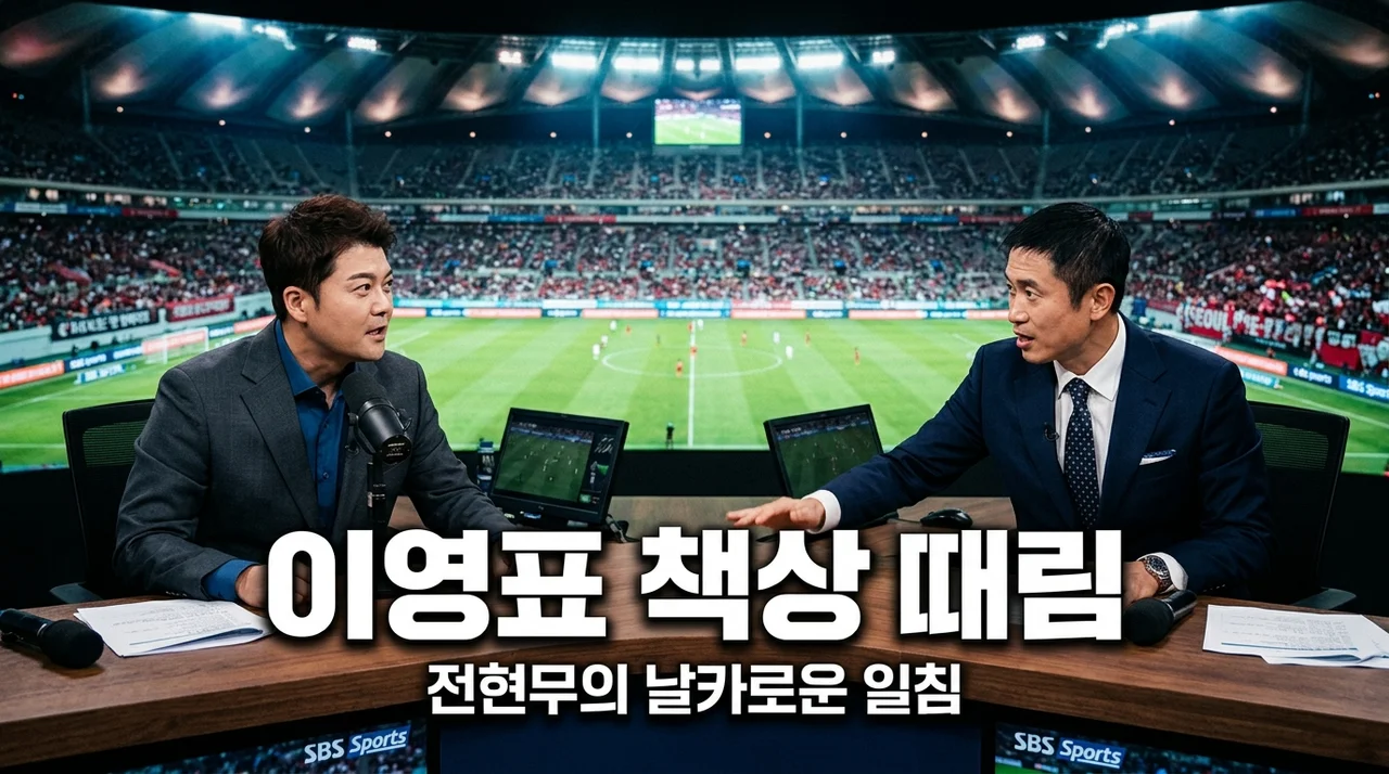 이영표 책상 때림 전현무 뼈 때림, 중계 보다가 같이 울컥하게 만든 결정적 장면
