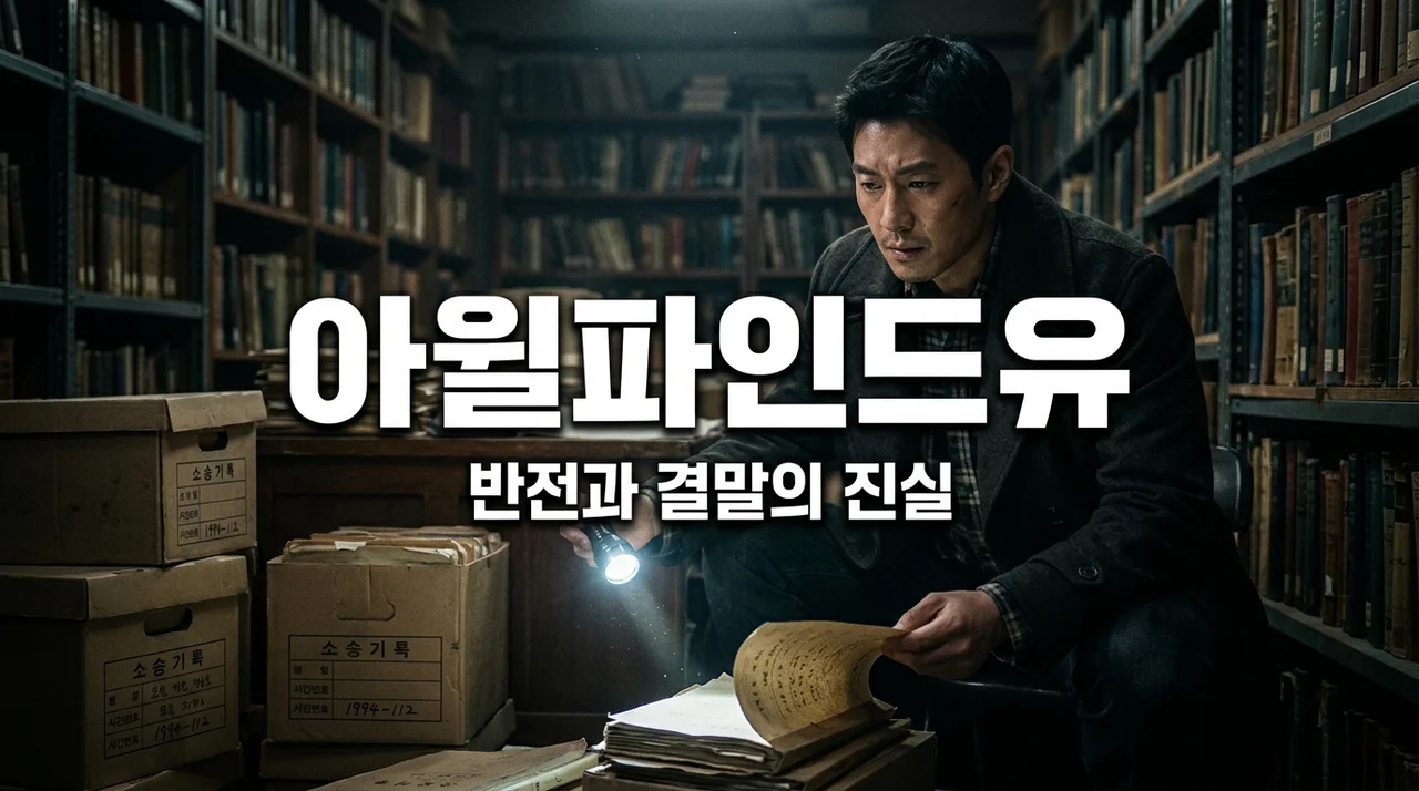 아윌파인드유 결말 보기 전 필독, 제가 원작까지 찾아보고 소름 돋았던 이유