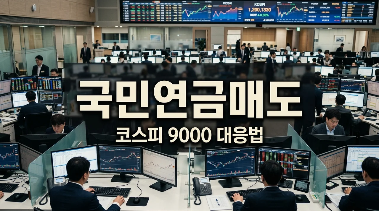 국민연금 매도 폭탄? 코스피 9000 시대에 제가 포트를 바꾼 이유