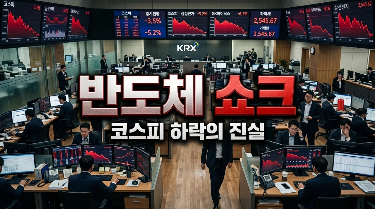 코스피 하락 이유, 반도체 가격 상승이 오히려 독이 된 진짜 배경 (경험담)