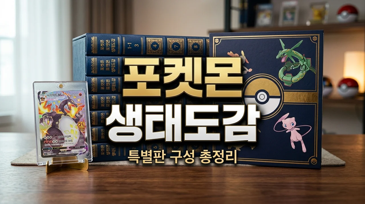 포켓몬 생태도감 특별판 구성 가격 비교, 일반판 말고 이걸로 고른 이유