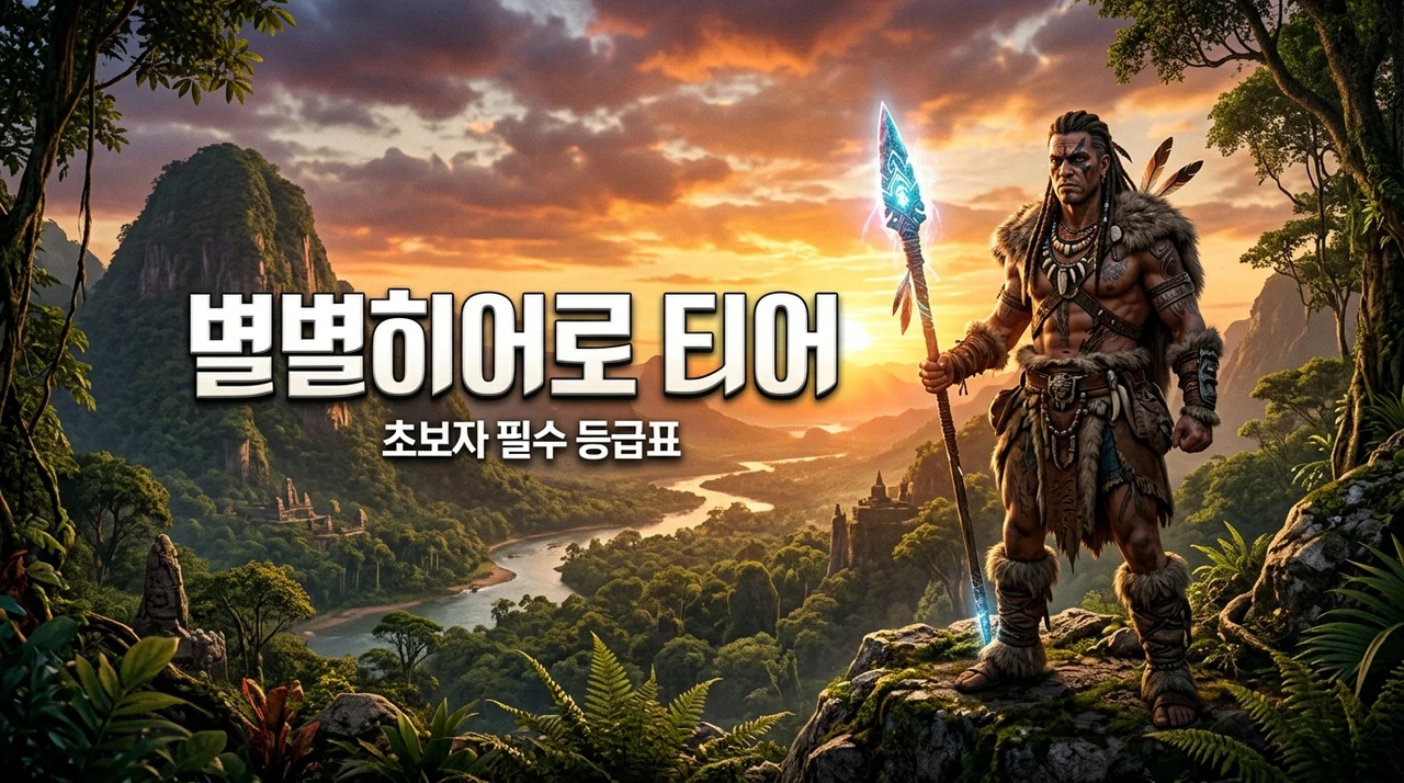 별별히어로 티어 등급표, 초보자가 처음에 실수하고 깨달은 1티어 영웅