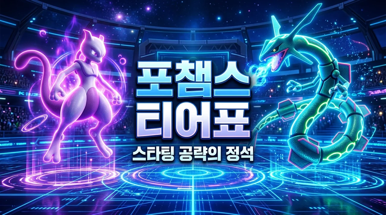 포켓몬 챔피언스 티어표, 무작정 따라 하다가 뼈저리게 후회한 3가지