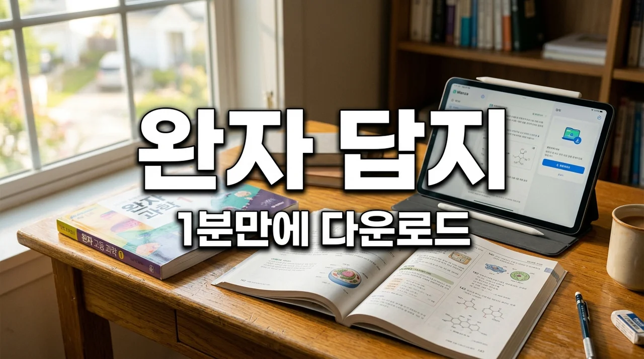 완자 통합과학1 답지 PDF 다운로드 | 잃어버려도 당황하지 않는 가장 빠른 해결법