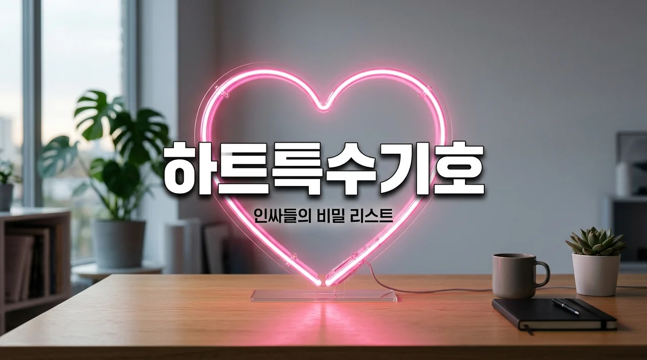 하트 특수기호 모음, 흔한 것 말고 인싸들이 몰래 쓰는 예쁜 하트 500개 공유