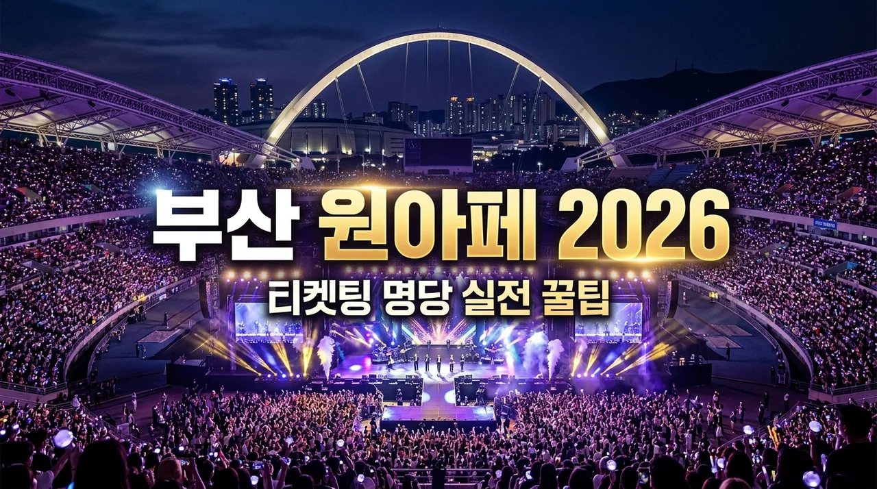 부산 원아페 2026 직접 가보고 뼈저리게 느낀 티켓팅과 명당의 진실