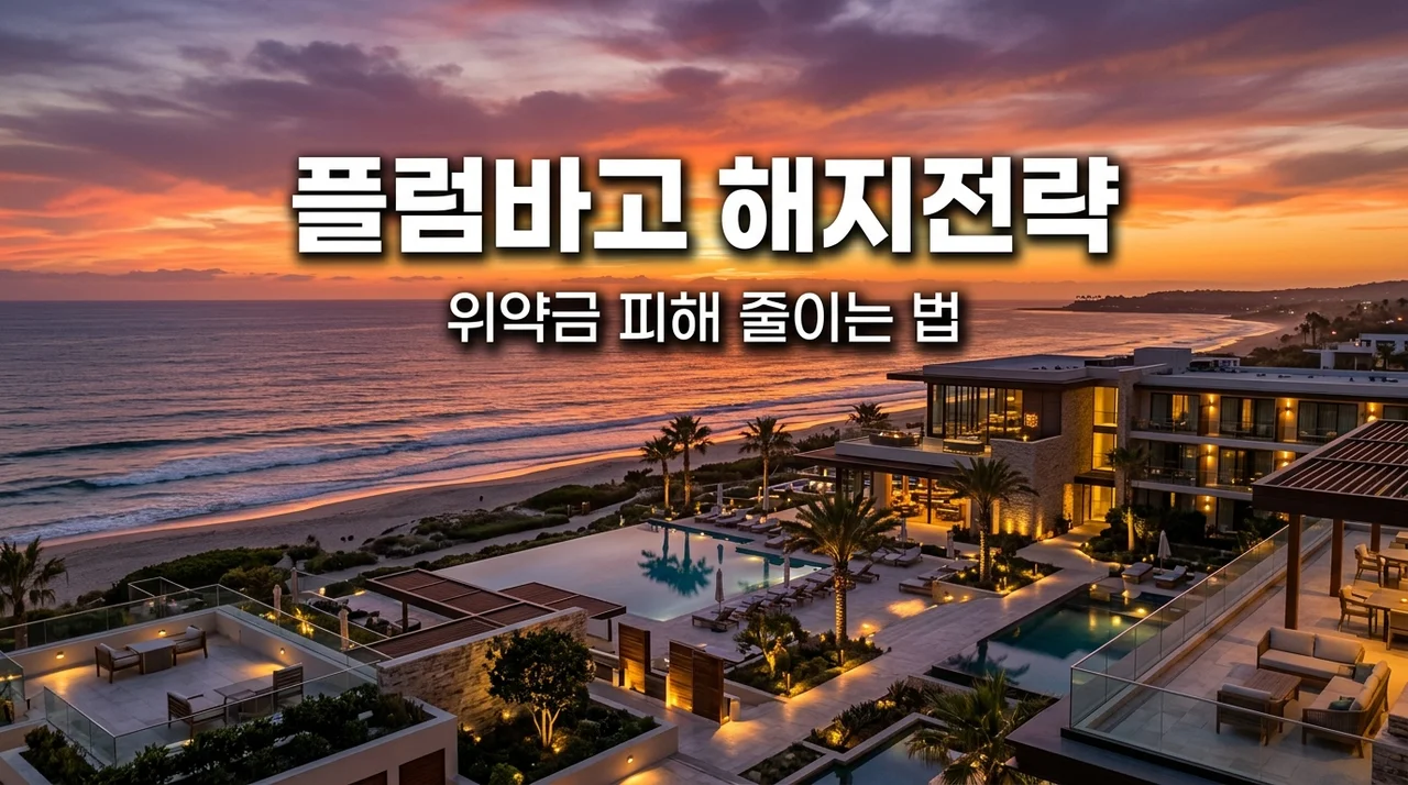 플럼바고 양양 분양권 해지, 제가 직접 상담받고 깨달은 위약금 방어 전략