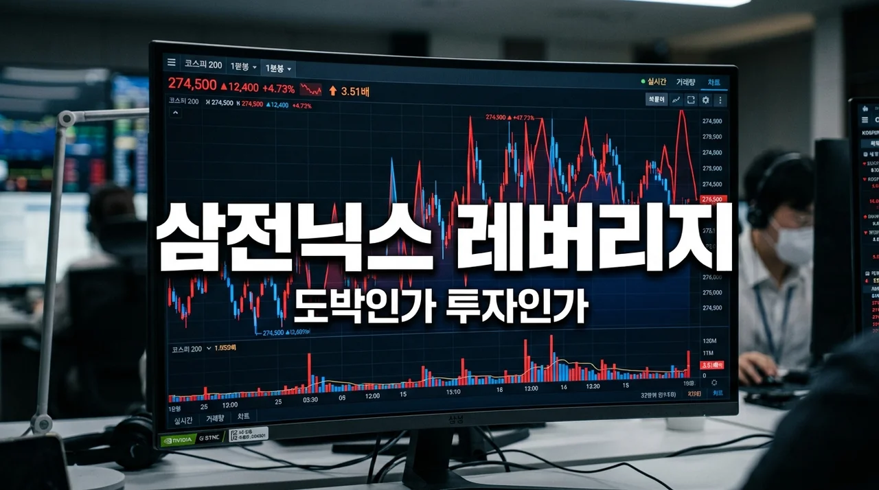 삼전닉스 레버리지 ETF 투자 전 꼭 보세요. 하루 20% 급락에 멘붕 온 진짜 이유