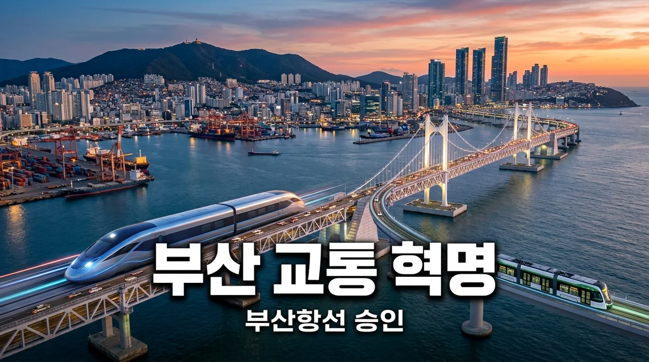 부산 BuTx 부산항선 승인! 직접 확인하고 소름 돋은 교통 지도 변화