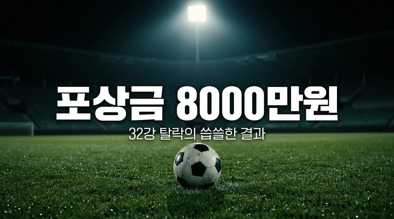 홍명보호 포상금 8천만원 확정, 정몽규 10억 보너스 무산이 남긴 씁쓸한 교훈