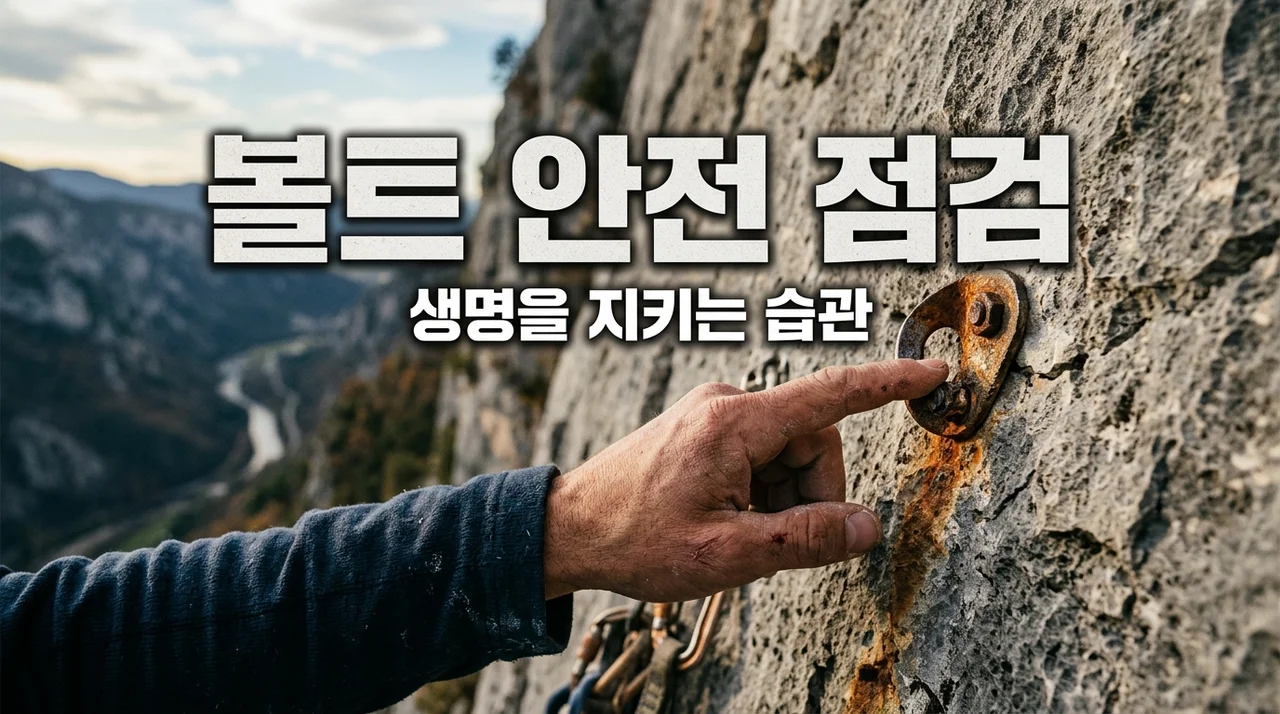 암벽등반 볼트 점검법, 생명을 지키는 BMC 안전 수칙 3가지