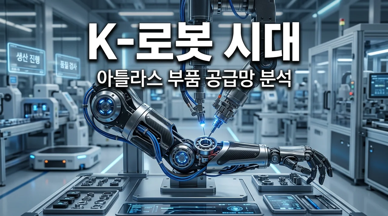 아틀라스 로봇 부품 1만개 한국 공급망 구축, 제가 직접 분석한 K-로봇의 진짜 기회