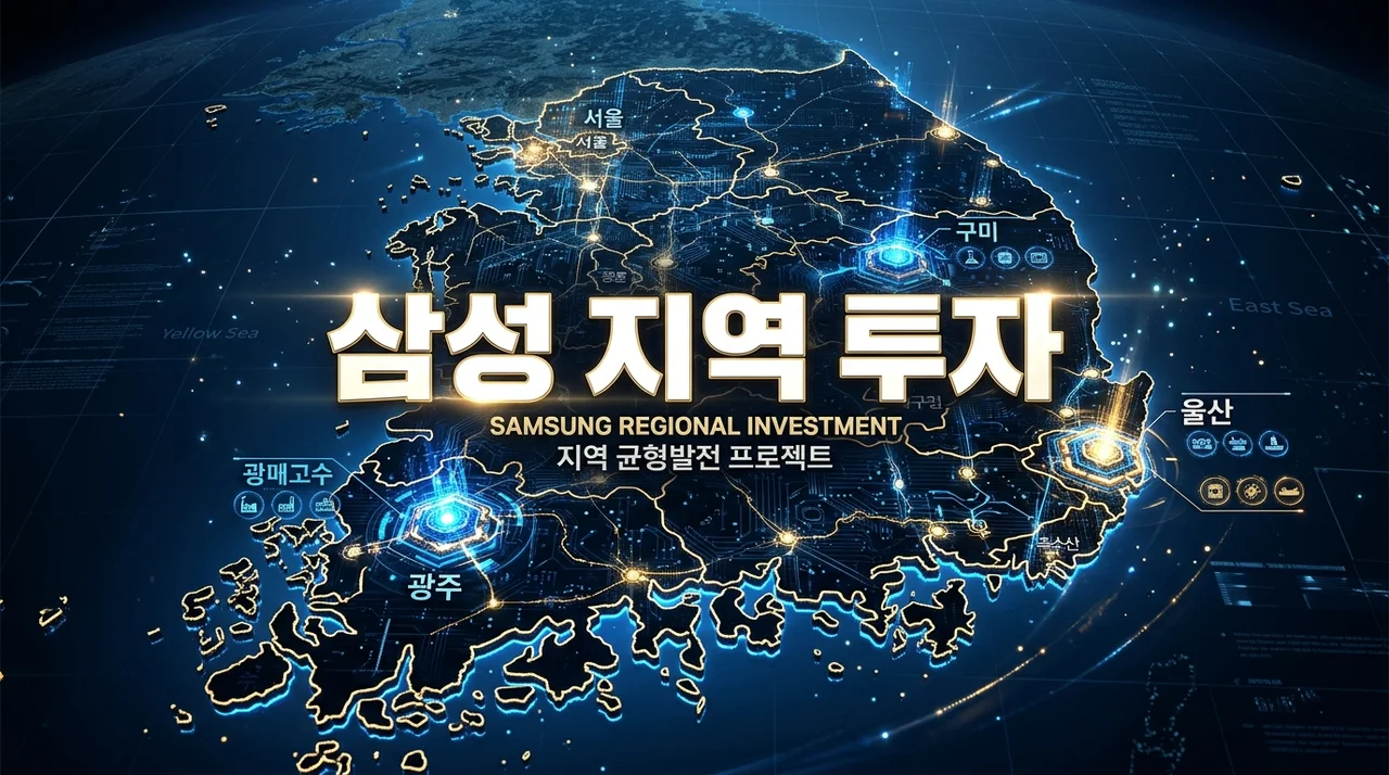 이재용 삼성 투자 계획 발표, 광주·구미·울산 지역별 거점 직접 분석해보니