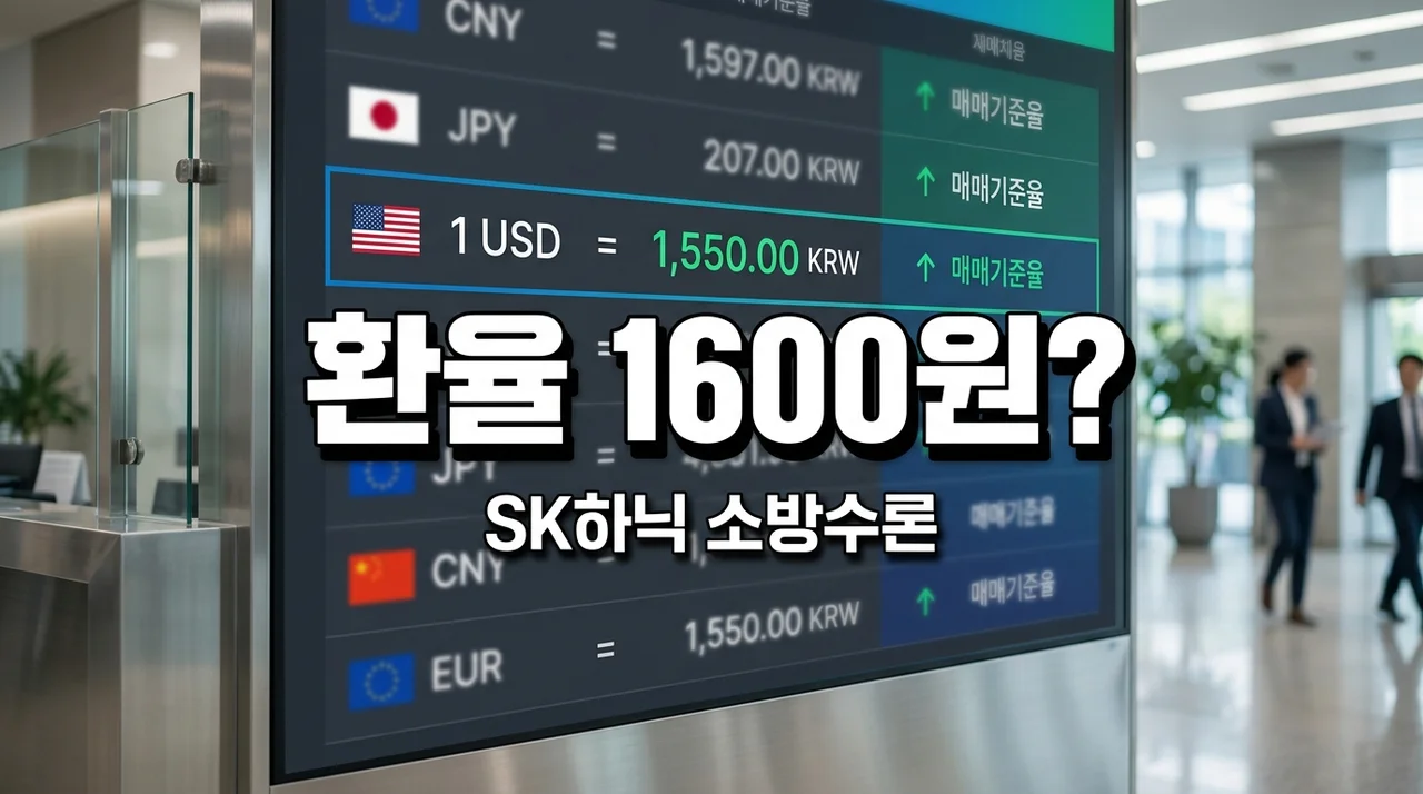 원달러 환율 1550원 돌파, 1600원 갈까? SK하닉 ADR 상장 효과의 진실