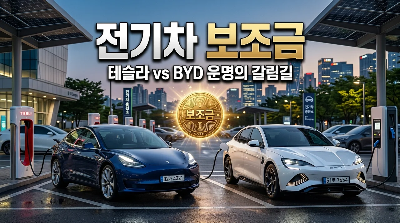 전기차 보조금 테슬라 웃고 BYD 울었다? 직접 분석한 선정 기준과 실전 구매 팁