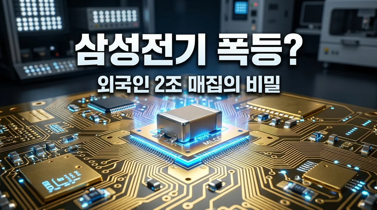 삼성전기 주가 전망, 삼전닉스 40조 던진 외인이 조용히 쓸어 담는 이유