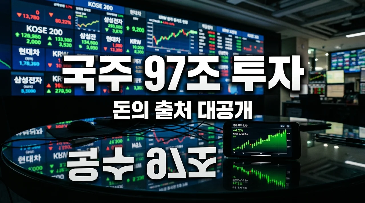 국내 주식 97조 쏟아부은 개미들, 그 많은 돈 출처 어디인가 보니