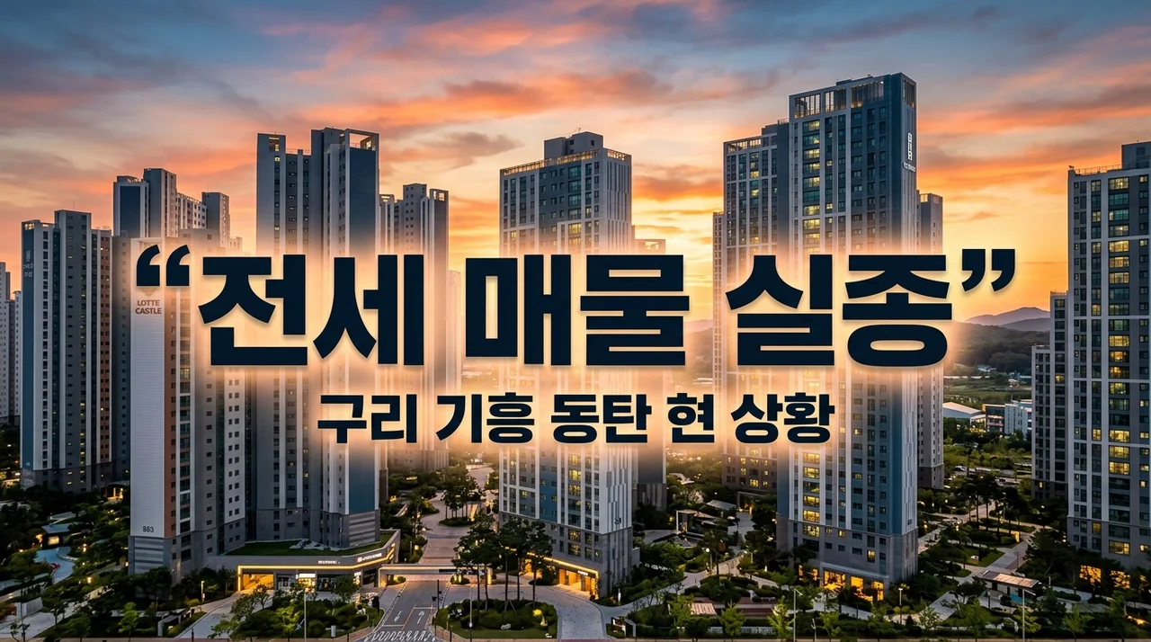구리 기흥 동탄 전세 매물 실종? 토허구역 지정 후 겪어보니 더 막막하네요