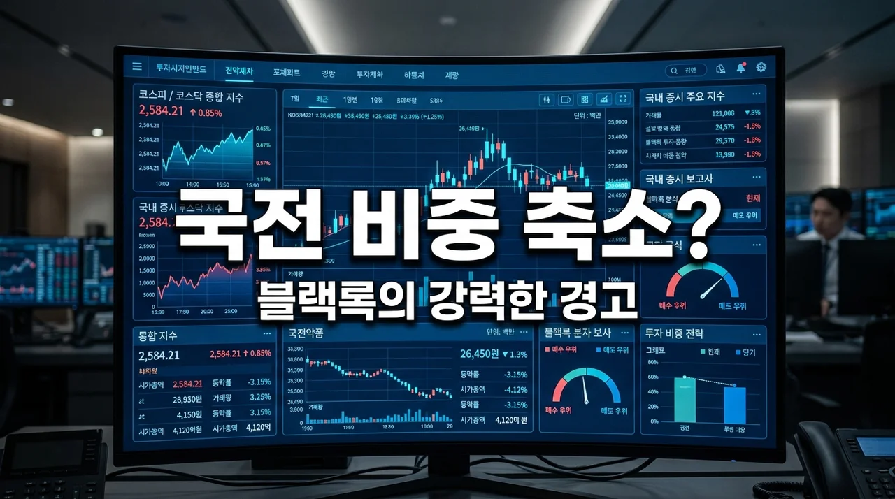 삼성전자 SK하이닉스 전망, 블랙록의 경고를 무시하고 홀딩했다가 후회할 뻔한 이유