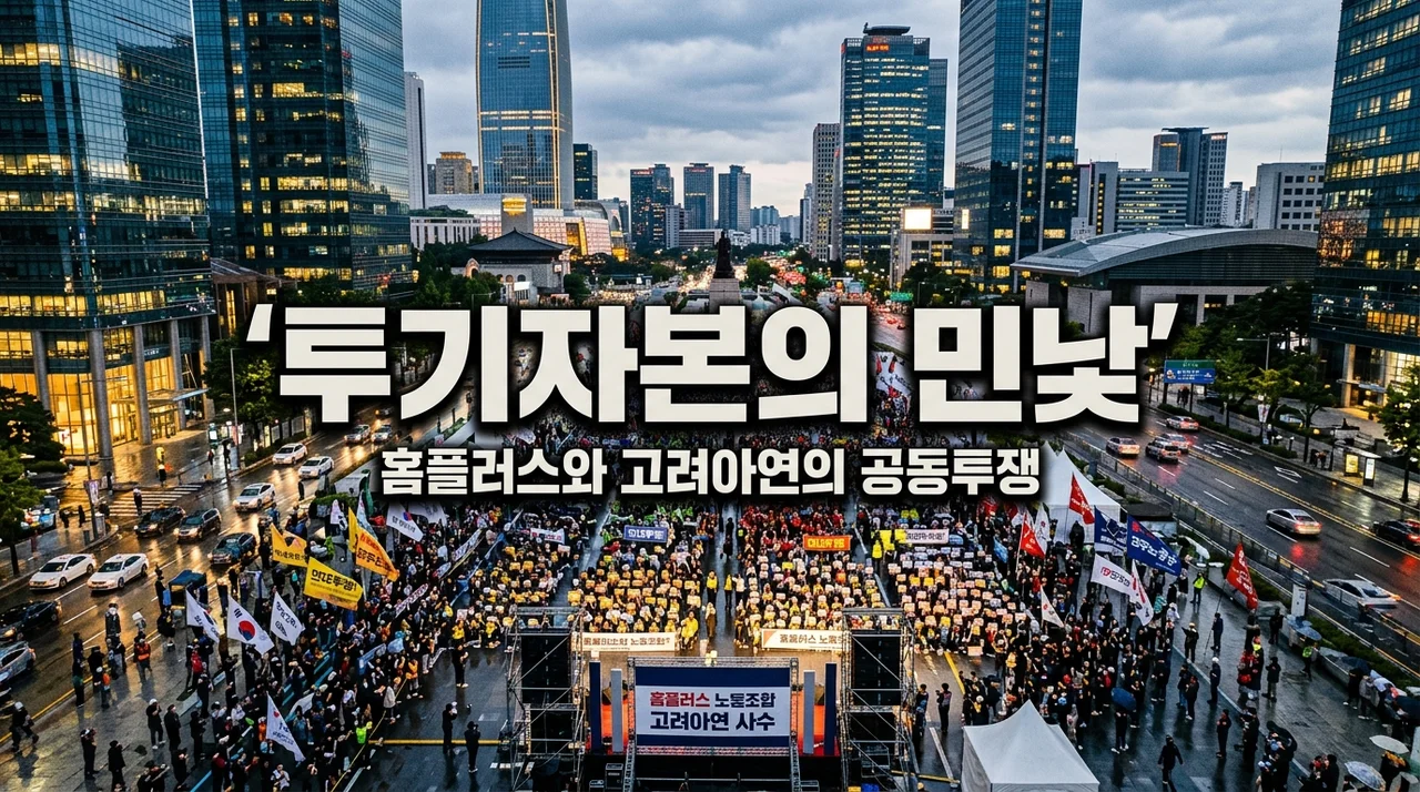 MBK 홈플러스 사태와 고려아연 인수전, 노동자들이 거리로 나온 진짜 이유