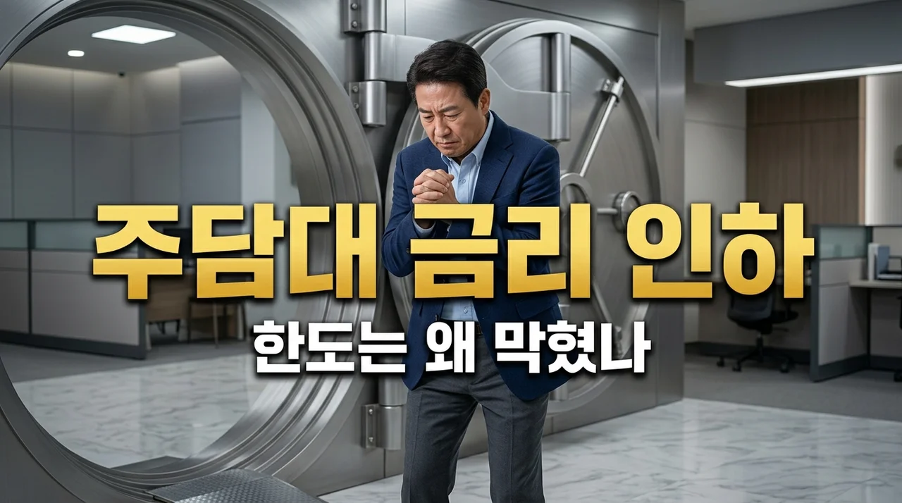 주담대 금리 인하 소식에 은행 달려갔다가 헛걸음만 하고 온 이유