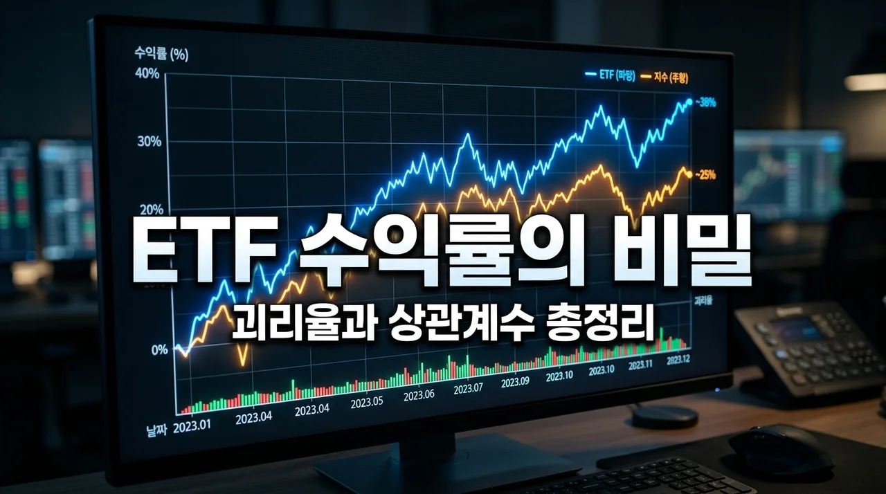 ETF 수익률 왜 이래? 괴리율과 상관계수 몰랐다가 상장폐지까지 당할 뻔한 후기