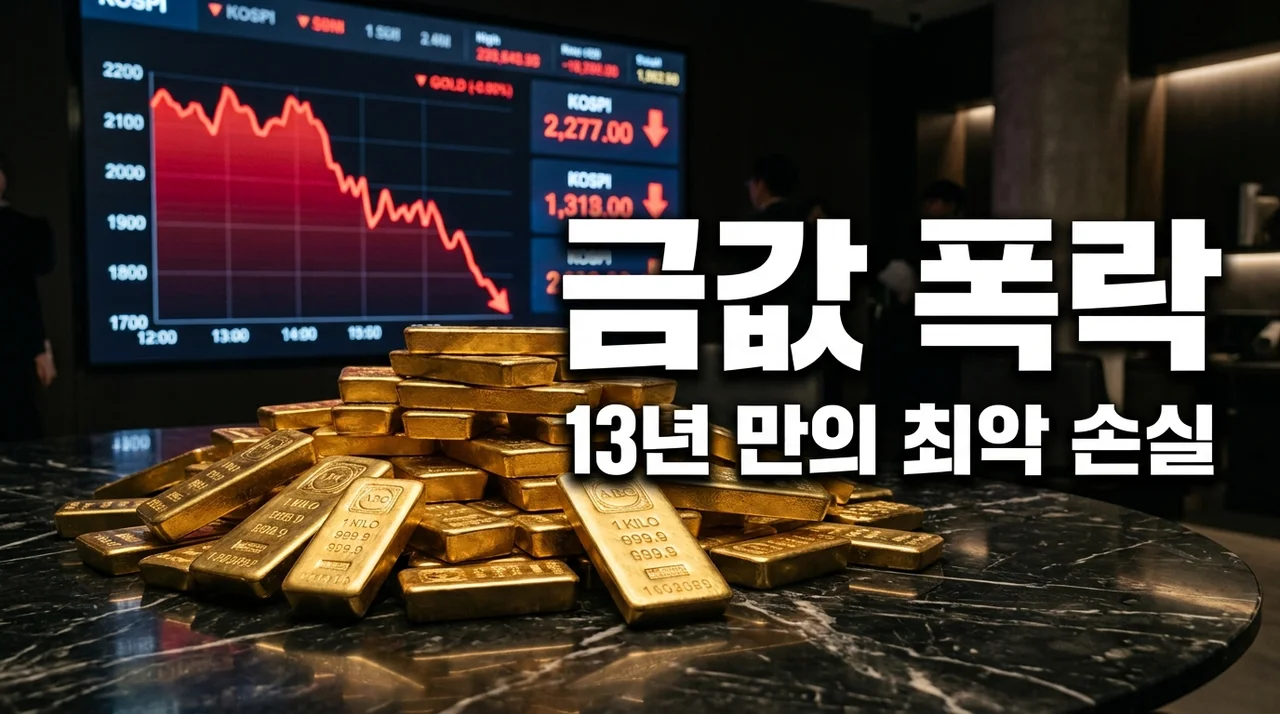 금값 하락 13년 만의 최악? 직접 골드바 사보고 느낀 아찔한 진실