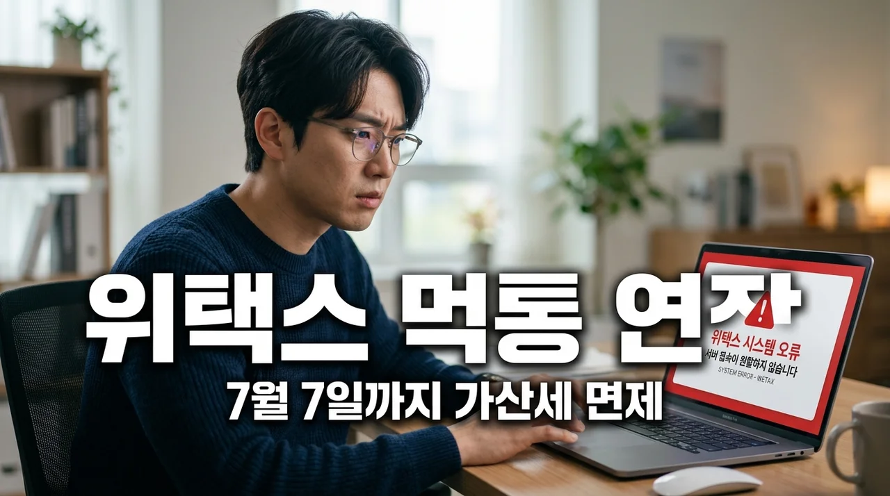 위택스 오류 먹통에 당황하셨죠? 지방세 납부 7일까지 연장된 이유와 주의사항