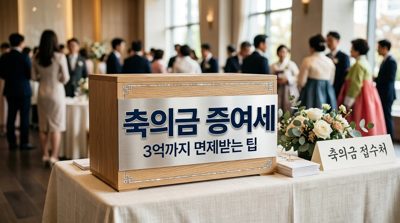 축의금 증여세, 신혼집 보탰다가 세무조사? 직접 알아본 면제 한도와 증빙 꿀팁