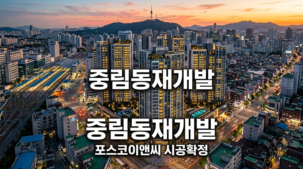 [리얼후기/비교] 중림동 398번지 재개발 포스코이앤씨 확정, 서울역 앞 알짜 입지 가치 분석