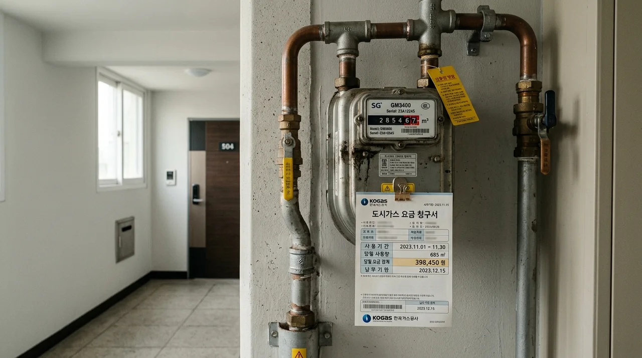 [리얼후기] 도시가스 검침 오류 난방비 폭탄 원인과 환불 정산 해결법