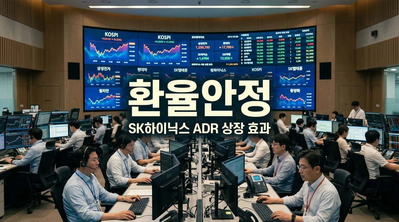 환율 안정 전망과 SK하이닉스 ADR 상장 효과: 300억 달러 유입의 진실