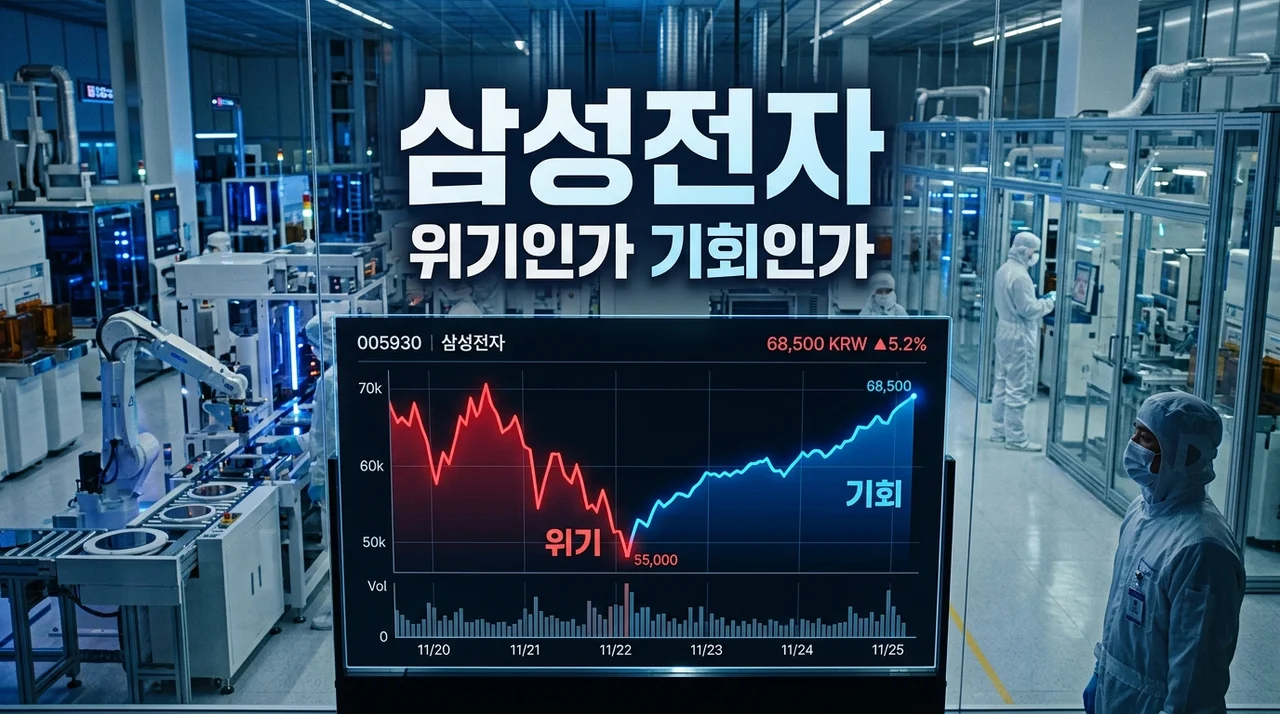 삼성전자 주가 급락 원인과 전망 역대급 실적에도 폭락한 진짜 이유