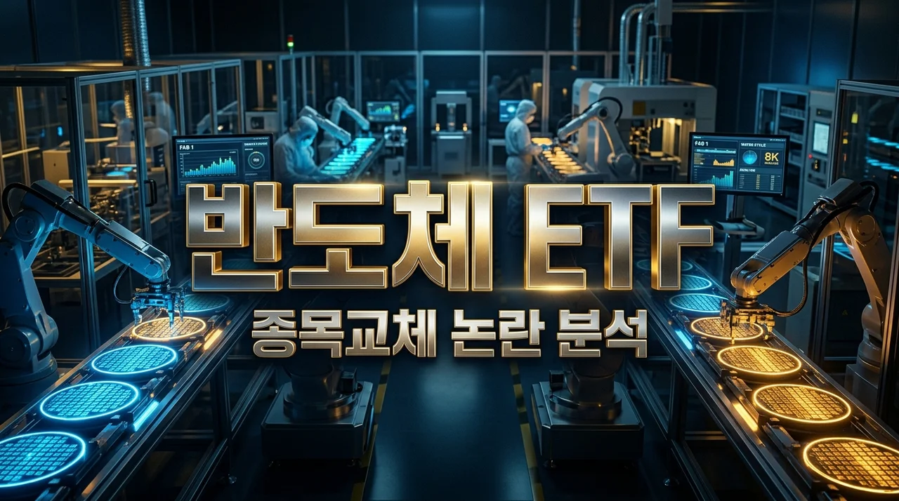 [리얼후기/비교] TIGER 반도체 TOP10 ETF 종목 교체 논란 및 수익률 분석