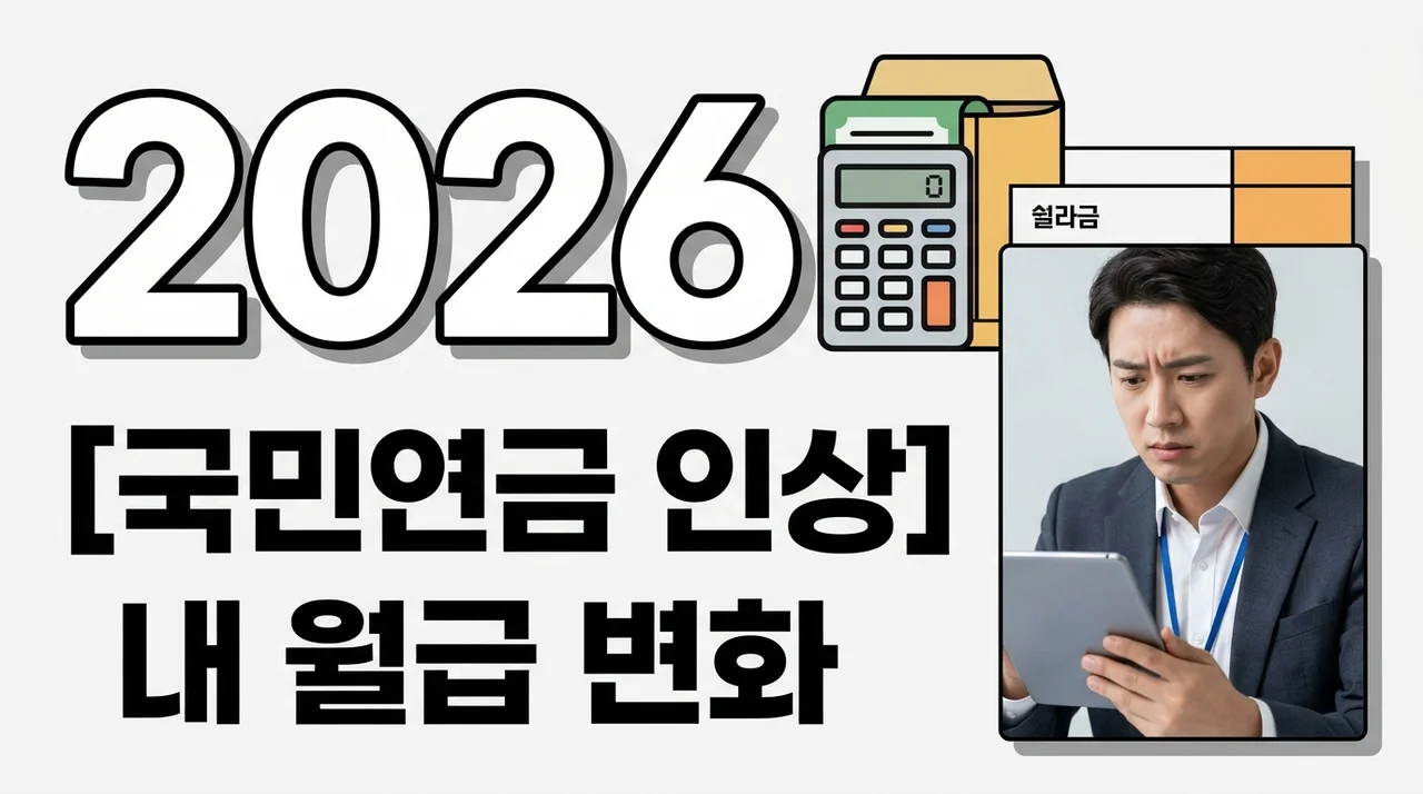 [리얼후기/비교] 2026년 7월 국민연금 인상 총정리: 내 월급에서 얼마나 더 떼갈까?