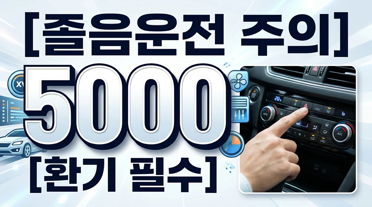 [리얼후기/비교] 졸음운전 예방 위해 '이 버튼' 확인하세요! 자동차 내기순환의 위험성