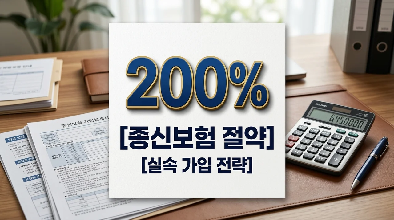 종신보험 보험료 절약 방법 및 실속형 상품 가입 꿀팁 5가지
