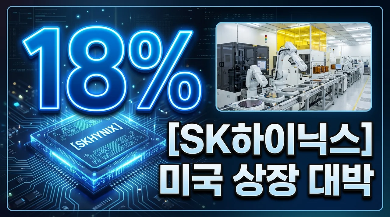 SK하이닉스 주가 전망 및 미국 ADR 18% 급등의 숨은 의미와 투자 전략