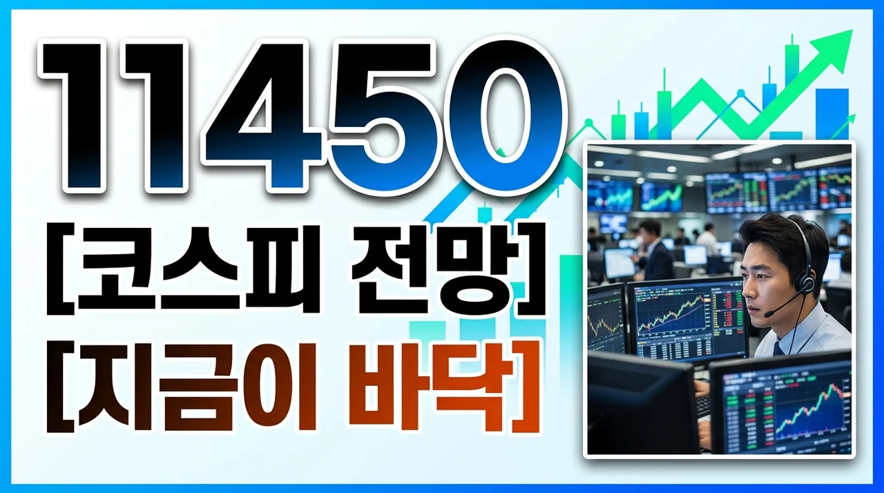 코스피 전망 1만 1450포인트 가능성? 폭락 적중 보고서의 분석