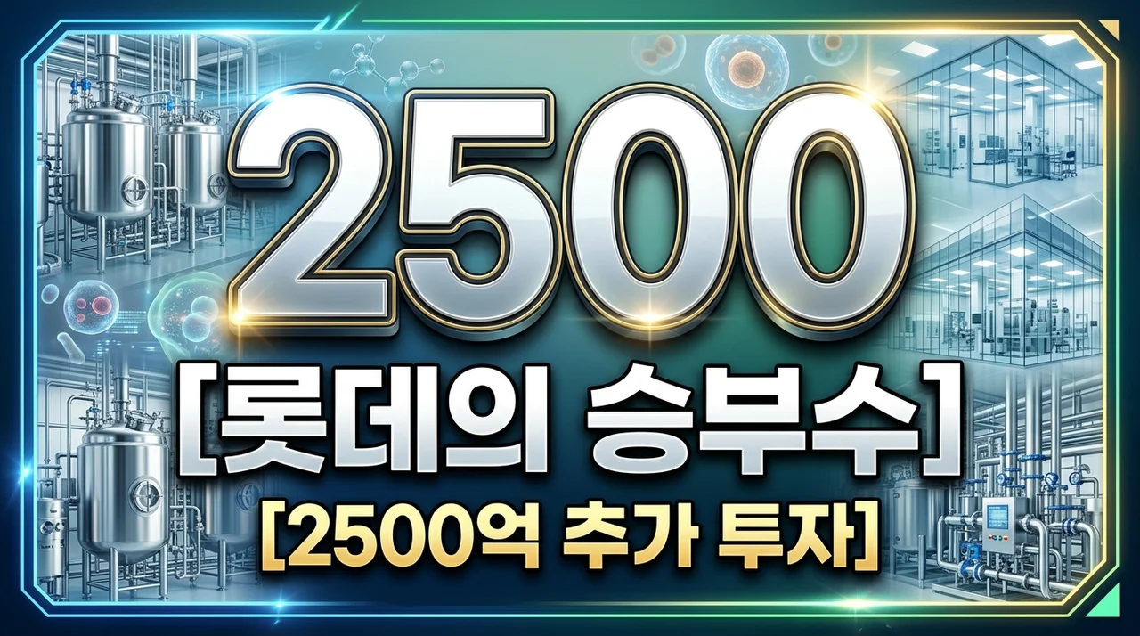 [리얼후기/비교] 롯데바이오로직스 송도 1공장 2500억 추가 투자와 미래 가치
