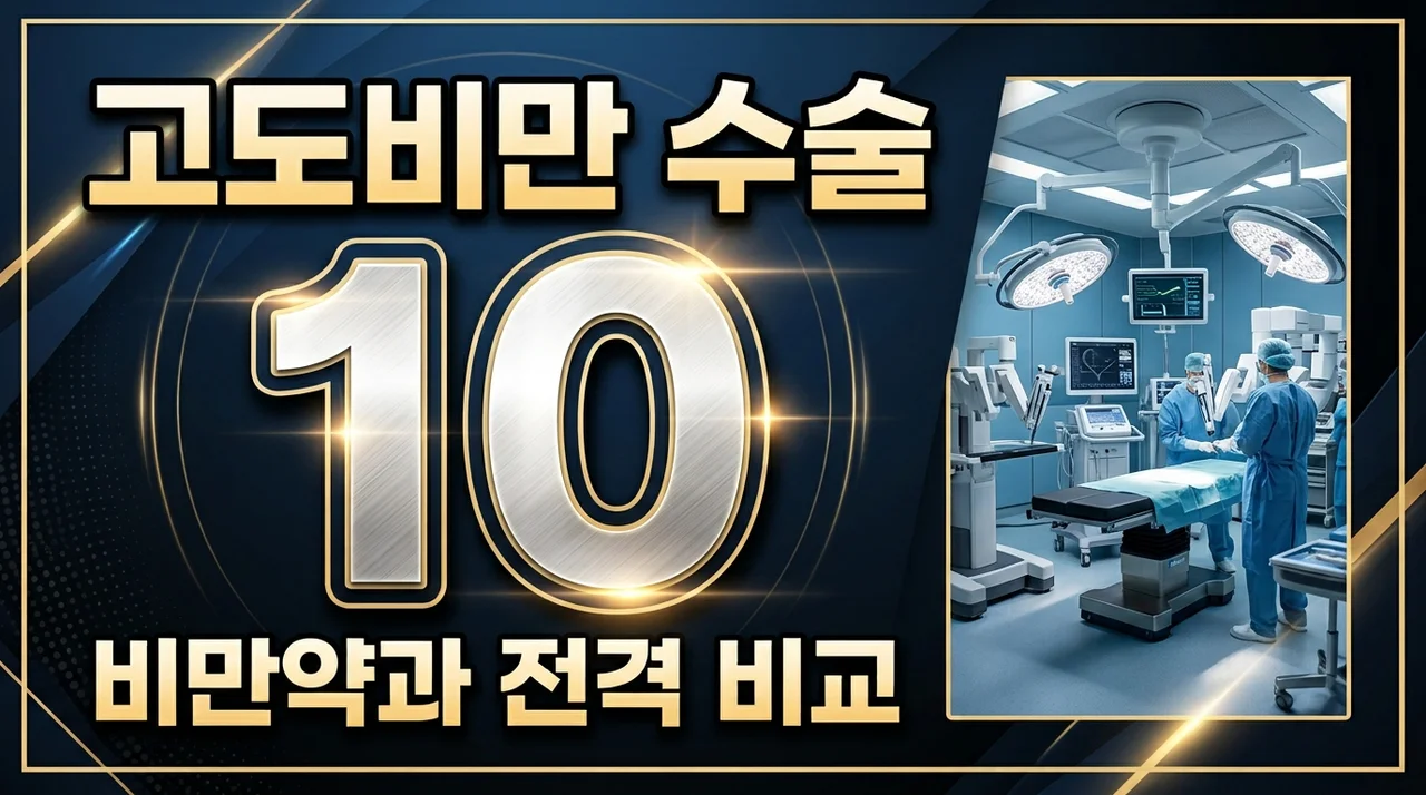 [리얼후기/비교] 고도비만 수술 vs 비만약 효과 및 비용 비교 분석