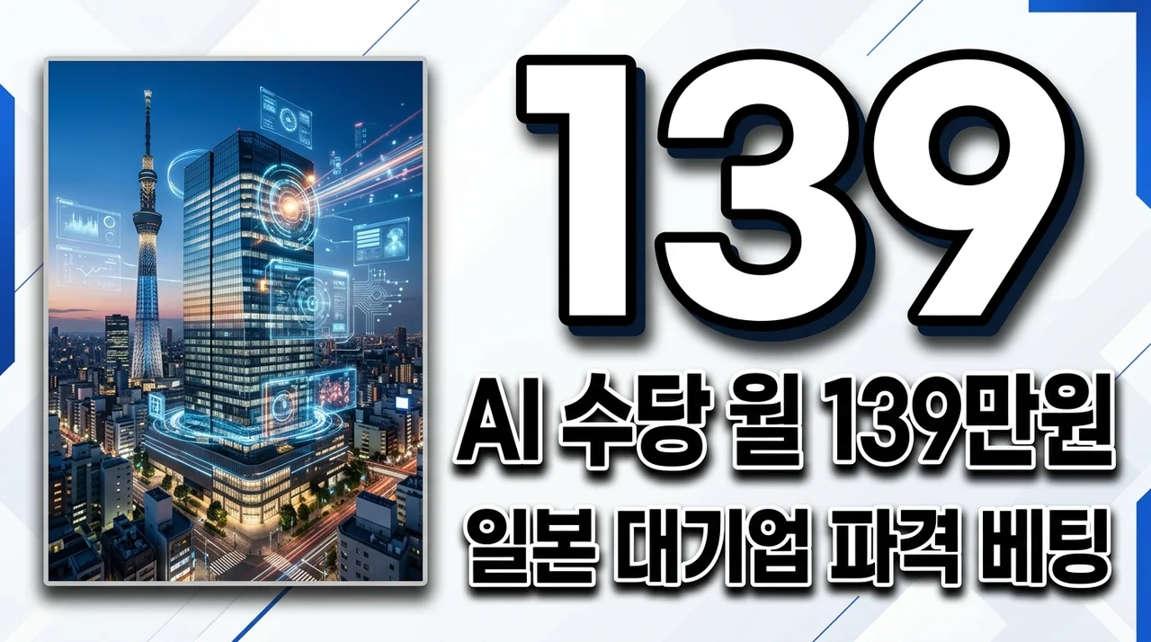 AI 수당 월 140만원 더 주는 일본 기업들의 파격적 보상 체계 분석