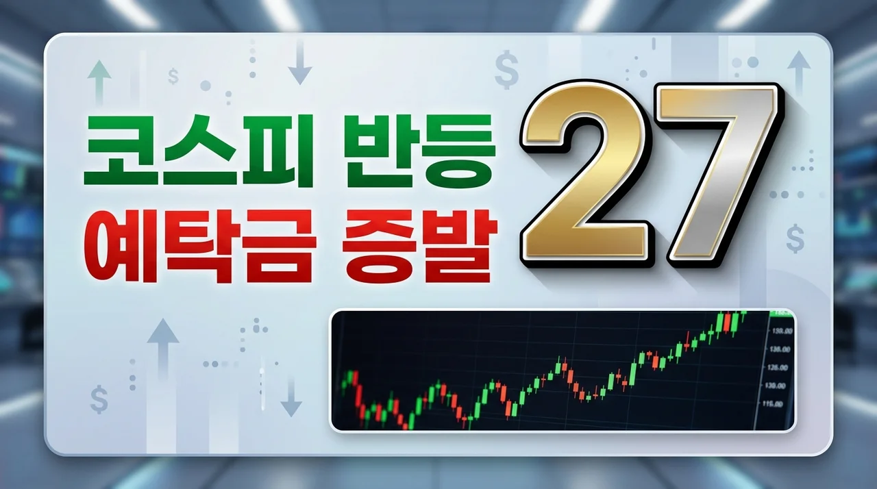 코스피 반등 전망, 투자자예탁금 27조 증발이 가로막는 이유
