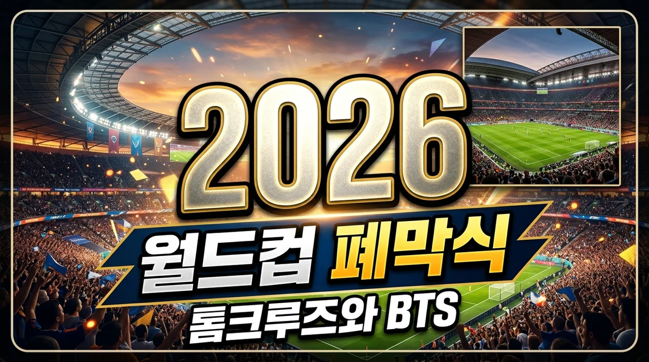 2026 월드컵 폐막식 톰 크루즈 출연 및 BTS 공연 일정 총정리