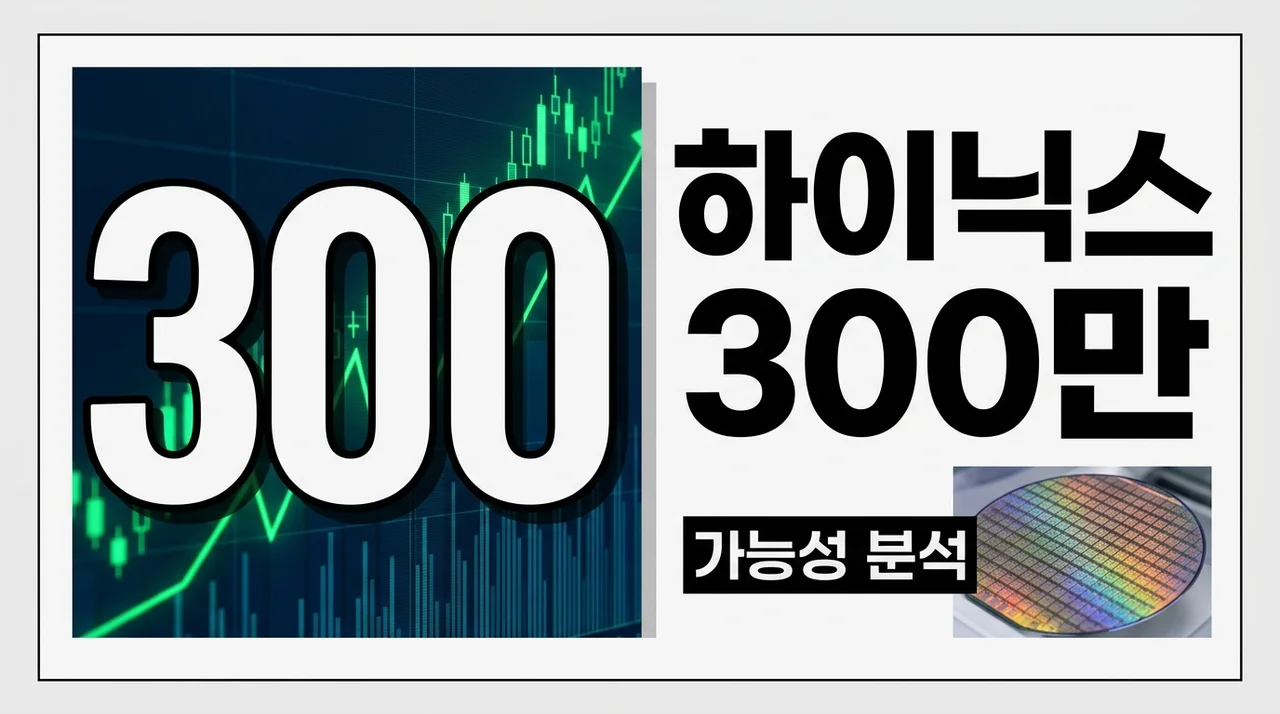 SK하이닉스 주가 300만원 전망? 170만원 하락 속 빙고판 경우의 수 분석