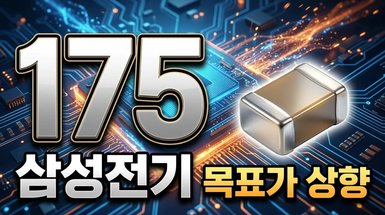 삼성전기 주가 전망 및 외국인 매수 이유 | MLCC AI 기판 목표가 175만원